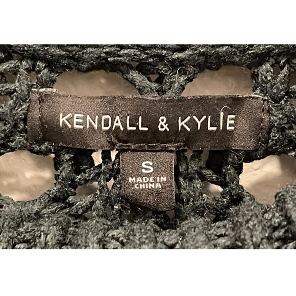 KENDALL AND KYLIE Knit Green Long Sleeve Sweater - Picture 2 of 3